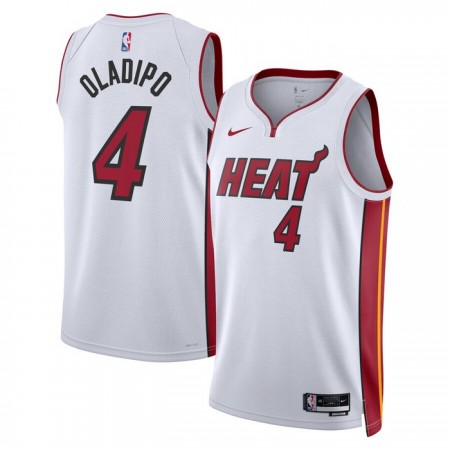Dres Miami Heat Victor Oladipo 4 Nike 2022-23 Association Edition Bijela Swingman